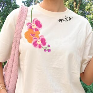 Camiseta orquídea Opita