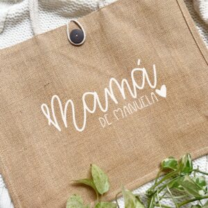 Bolso de yute Mamá